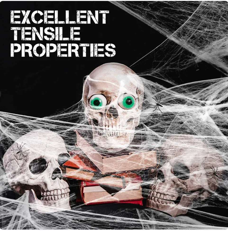 Halloween Spider Web Cotton Decoration for Haunted House & Party